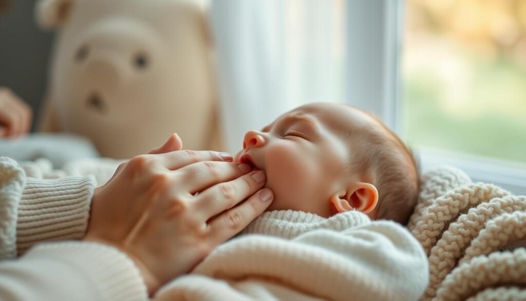 massage for teething relief