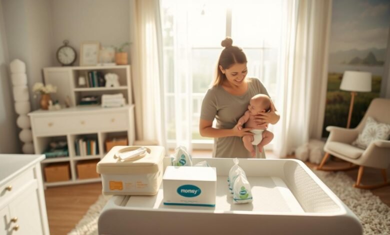 diaper changing