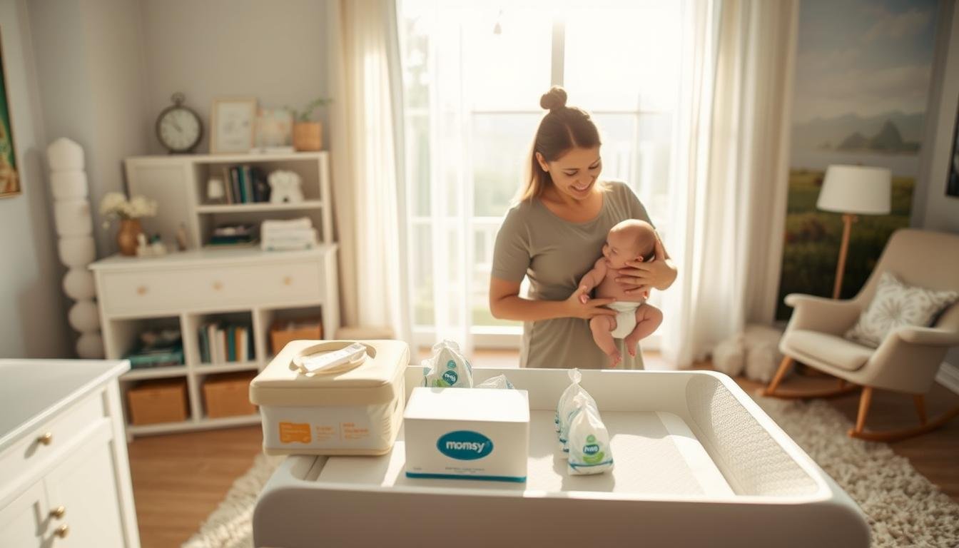 diaper changing