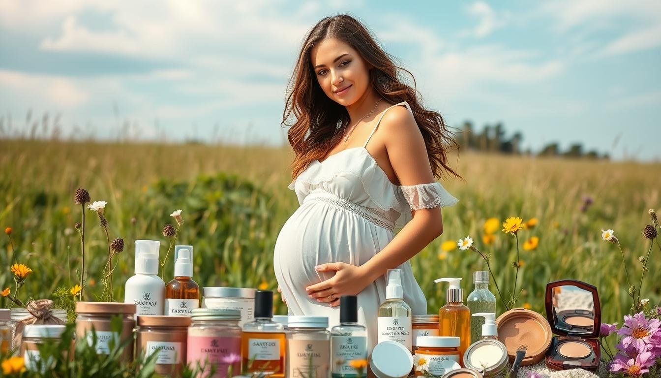 avoiding harmful chemicals in beauty products for pregnancy glow