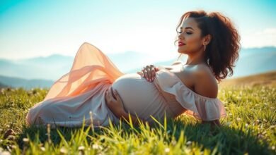 avoiding stress for a natural pregnancy glow
