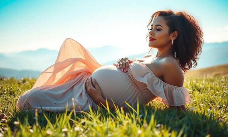 avoiding stress for a natural pregnancy glow