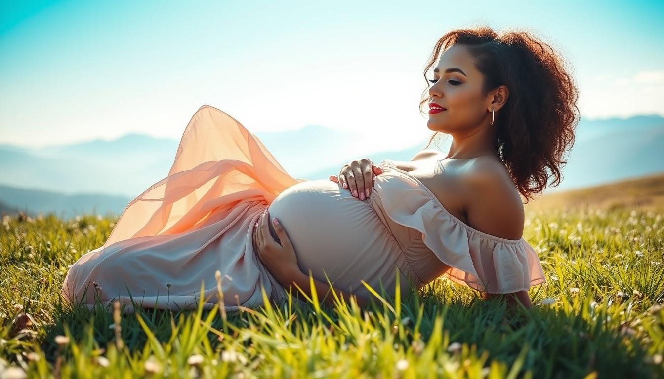 avoiding stress for a natural pregnancy glow