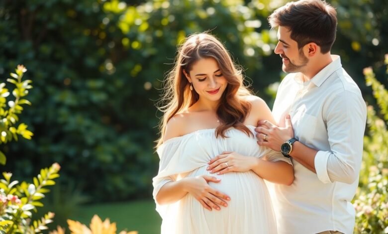 glowing pregnancy photography ideas